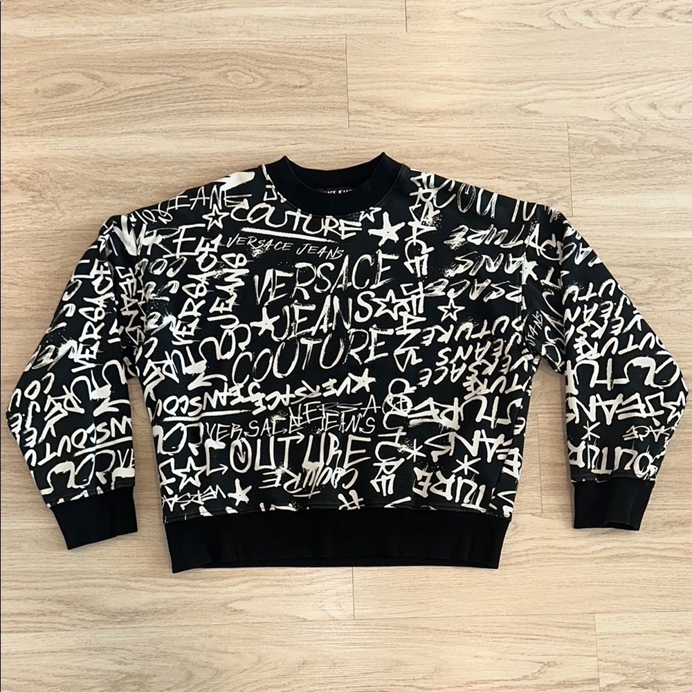 Versace Jeans Collection Black and White Sweater